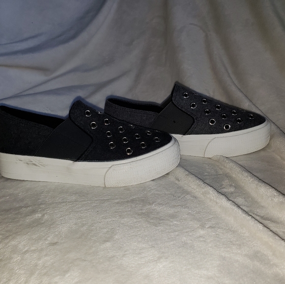 Restricted slip on sneakers colour charcoal size 6 - Picture 4 of 4
